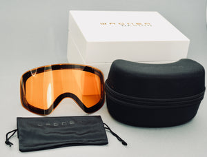 Limited Edition SKIBRILLE WD1811 BLACK & GOLD Luxus Geschenkset - WAGNER DESIGN