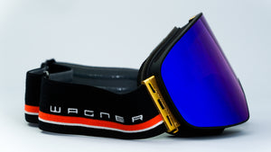 Limited Edition SKIBRILLE WD1811 BLACK & GOLD Luxus Geschenkset - WAGNER DESIGN
